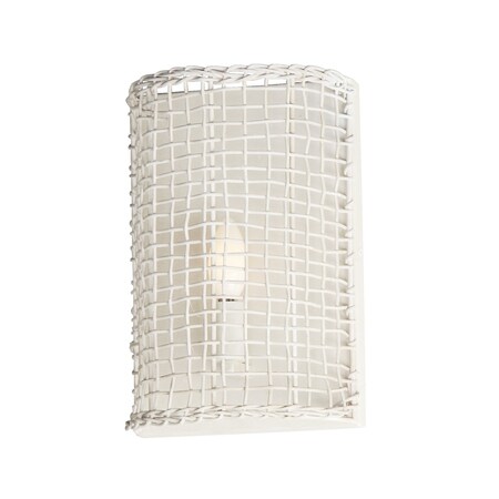 Maxim Lighting Cestino 1-Light Wall Sconce, Weathered White 22471WWT
